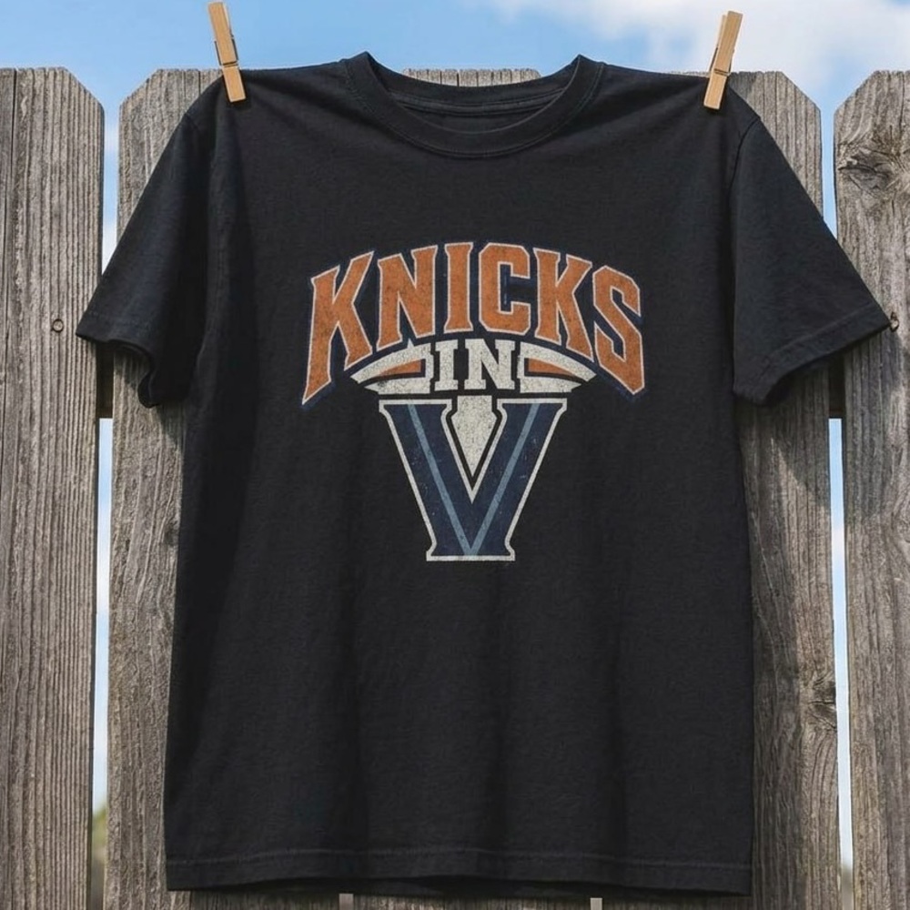 Knicks In V T-shirt, Basketball Team Tee